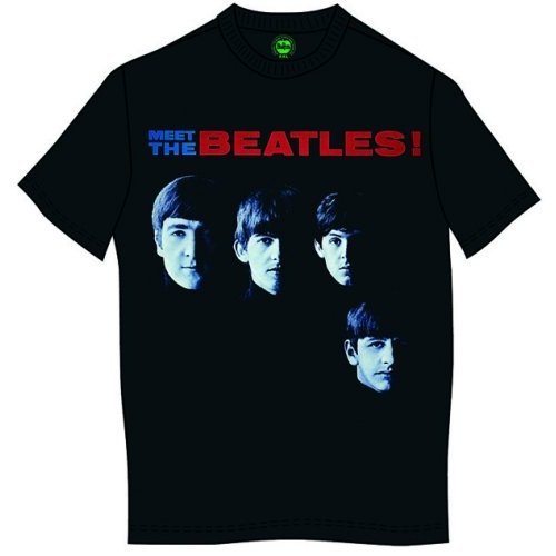 The Beatles Unisex T-Shirt: Meet The Beatles - The Beatles - Koopwaar - ROCK OFF - 5055295328310 - 