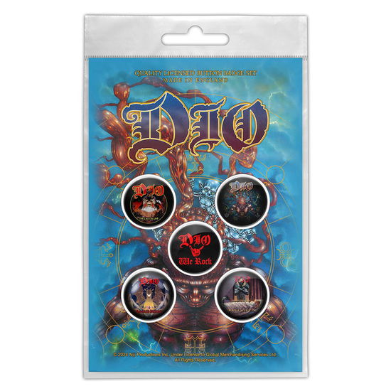 Cover for Dio · Dio Button Badge Pack: Strange Highways (MERCH) (2024)