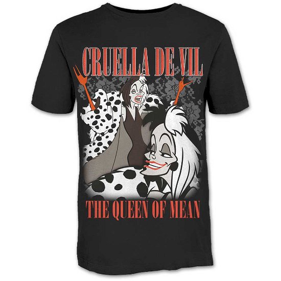 101 Dalmatians Unisex T-Shirt: Cruella Homage - 101 Dalmatians - Produtos -  - 5056561033310 - 