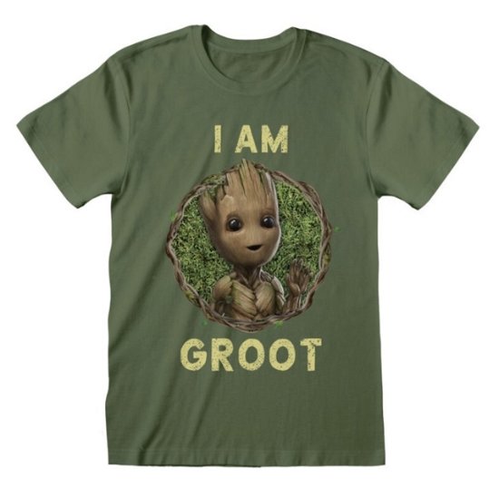 Cover for Guardians of the Galaxy · I Am Groot - Badge T Shirt (T-shirt) [size XL] (2024)