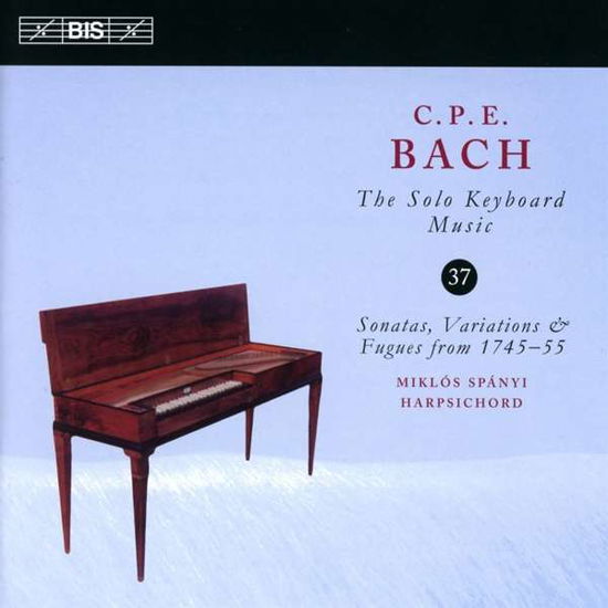 Bach,c.p.e. / Spanyi · Solo Keyboard Music 37 (CD) (2019)