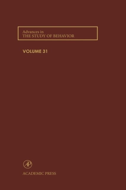 Cover for Dr. Peter J. B. Slater · Advances in the Study of Behavior - Advances in the Study of Behavior (Inbunden Bok) (2002)