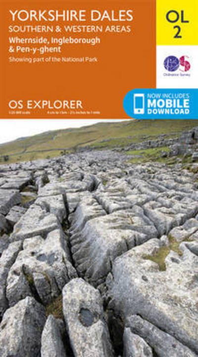 Cover for Ordnance Survey · Yorkshire Dales South &amp; Western - OS Explorer Map (Landkarten) [August 2016 edition] (2016)