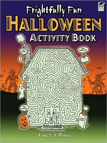 Cover for Tony Tallarico · Frightfully Fun Halloween Activity Book - Dover Children's Activity Books (Paperback Bog) (2009)