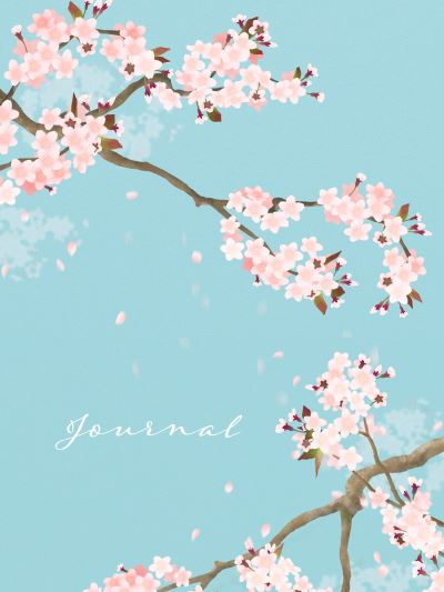 Cover for Editors of Chartwell Books · Spring Cherry Blossoms Journal (Paperback Book) (2024)