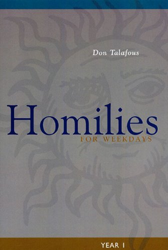Cover for Don Talafous Osb · Homilies for Weekdays: Year 1 (Taschenbuch) (2006)