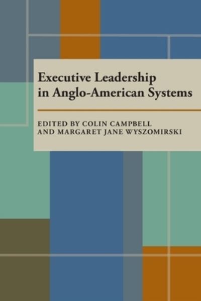 Cover for Executive Leadership in Anglo-American Systems (Paperback Book) (2001)