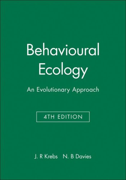 Cover for JR Krebs · Behavioural Ecology: An Evolutionary Approach (Paperback Book) (1997)