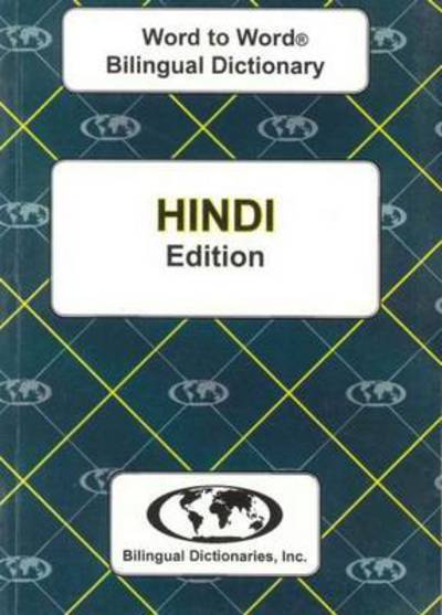 Cover for C. Sesma · English-Hindi &amp; Hindi-English Word-to-Word Dictionary (Taschenbuch) (2011)