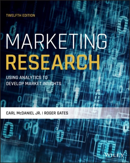 Cover for McDaniel, Carl (University of Texas, Arlington) · Marketing Research (Paperback Book) (2021)