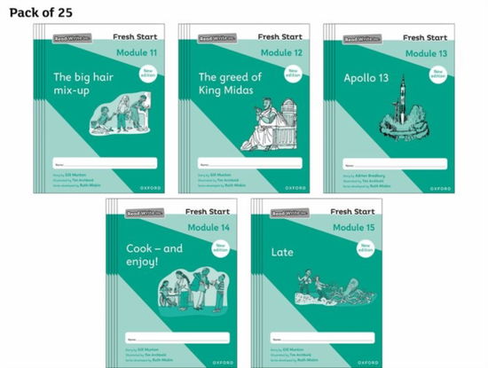 Read Write Inc. Fresh Start: 2024 Modules 11-15 - Pack of 25 - Read Write Inc. Fresh Start - Gill Munton - Książki - Oxford University Press - 9781382053310 - 5 września 2024