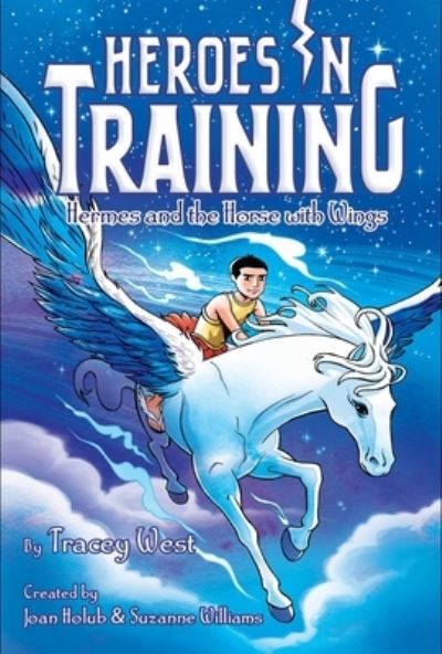 Cover for Tracey West · Hermes and the horse with wings (Book) [First Aladdin edition. edition] (2017)