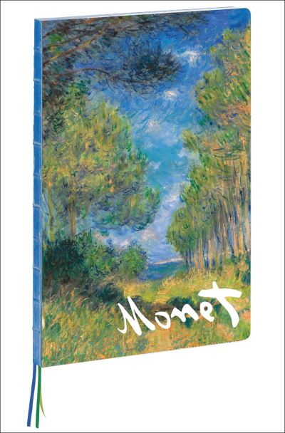 Cover for Teneues Stationery · Pine Tree Path, Claude Monet A4 Notebook - A4 Notebook (Stationery) (2023)