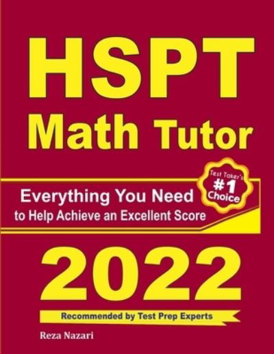 Cover for Ava Ross · HSPT Math Tutor: Everything You Need to Help Achieve an Excellent Score (Paperback Book) (2020)