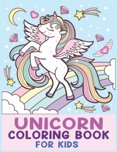 Cover for Bairn Chummy · Unicorn Coloring Book for Kids (Paperback Bog) (2019)