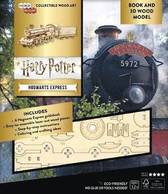 Cover for Incredibuilds · IncrediBuilds: Harry Potter: Hogwarts Express Book and 3D Wood Model - Incredibuilds (Book) [Proprietary edition] (2018)