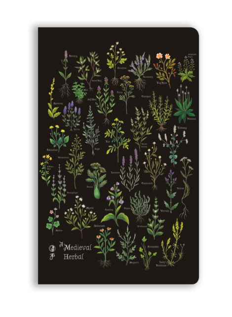 Cover for Anna Stead: Medieval Herbal (Soft Touch Journal) - Flame Tree Soft Touch Journals (Skrivemateriell) (2026)