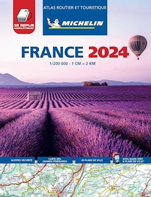 France 2024 - Tourist & Motoring Atlas Multi-flex - Michelin - Kirjat - Michelin Editions des Voyages - 9782067261310 - torstai 18. tammikuuta 2024