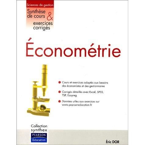Cover for Dor · Econometrie Appliquee Synth.cours / Ex.corr. 407031 (Paperback Book) (2004)