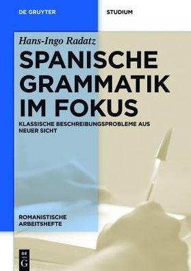 Cover for Radatz · Spanische Grammatik im Fokus (Bok) (2021)