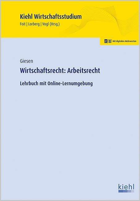 Cover for Giesen · Wirtschaftsrecht:Arbeitsrecht (Bok)