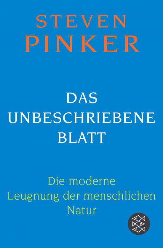 Das unbeschriebene Blatt - Steven Pinker - Libros - FISCHER Taschenbuch - 9783596298310 - 23 de noviembre de 2017