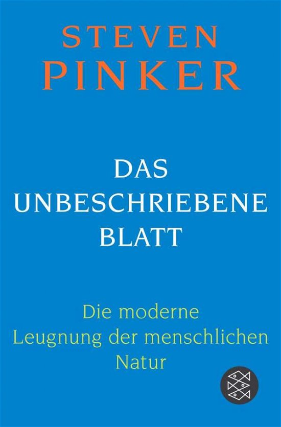 Das unbeschriebene Blatt - Steven Pinker - Livros - FISCHER Taschenbuch - 9783596298310 - 23 de novembro de 2017