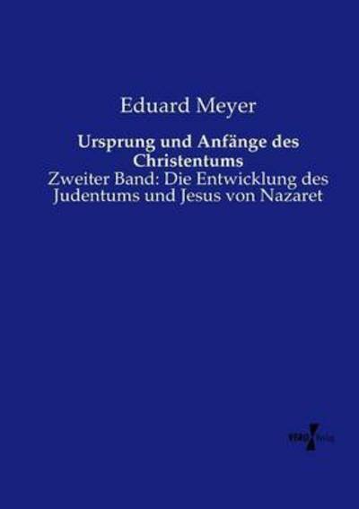Cover for Meyer · Ursprung und Anfänge des Christen (Buch) (2019)