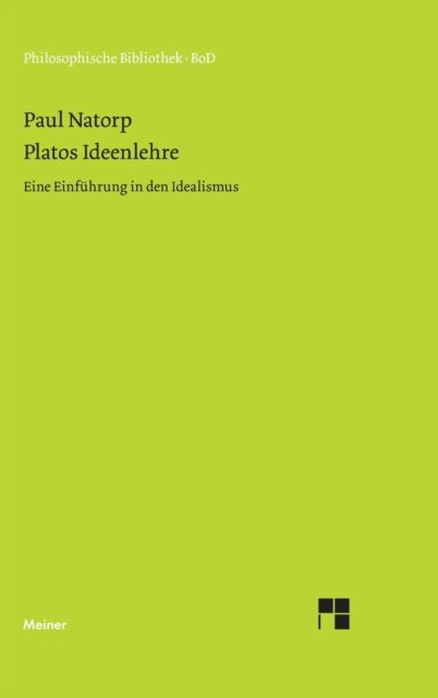 Cover for Paul Natorp · Platos Ideenlehre (Hardcover Book) (1994)