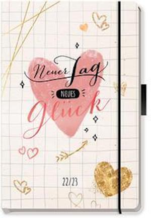 Trötsch Schülerkalender Specials mit Gummiband und Stifthalter Hearts 2022/2023 - Trötsch Verlag GmbH - Books - Trötsch Verlag GmbH - 9783965526310 - May 4, 2022