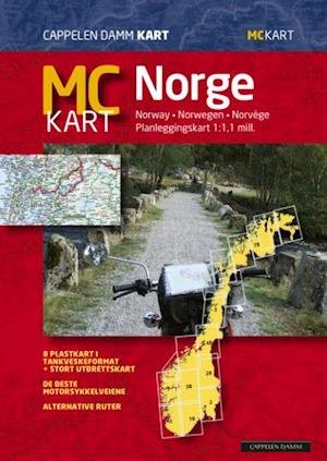 Cover for Cappelen Damm · CK: MC-kart Norge : planleggingskart 1:1,1 mill. (Bog) (2023)