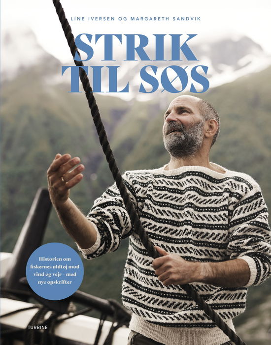 Cover for Line Iversen og Margareth Sandvik · Strik til søs (Hardcover Book) [1º edição] (2024)