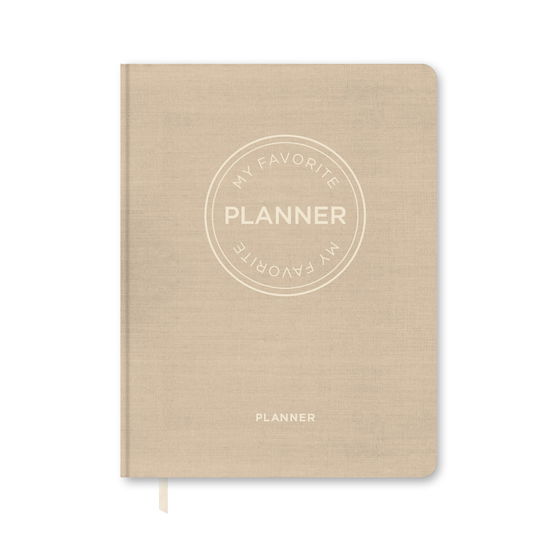 Cover for Forlaget Aronsen · MY FAVORITE PLANNER by ARONSEN: MY FAVORITE PLANNER Udateret Planner / Lys Sand (Hardcover Book) [1th edição] (2021)