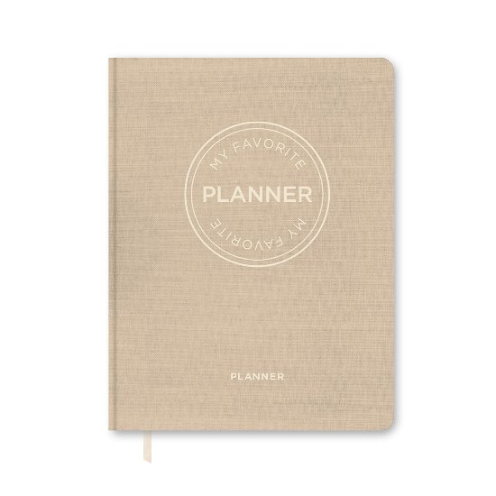 Cover for Forlaget Aronsen · MY FAVORITE PLANNER by ARONSEN: MY FAVORITE PLANNER Udateret Planner / Lys Sand (Hardcover Book) [1st edition] (2021)