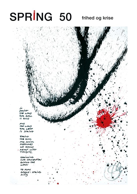 Cover for Marianne Barlyng (red.) · Spring – tidsskrift for moderne dansk litteratur: SPRING 50. Frihed og krise (Paperback Bog) [1. udgave] (2023)