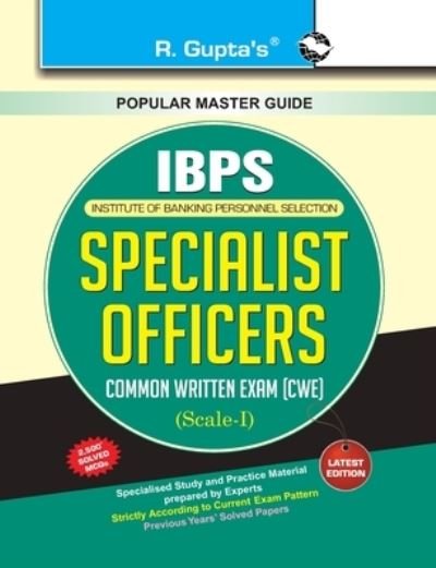 R. Gupta's Bank Specialist Officers Common Written Exam (CWE) - Rph Editorial Board - Bøger - RAMESH PUBLISHING HOUSE - 9789350122310 - 1. oktober 2020