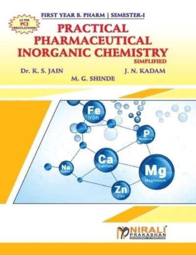 Cover for K S Dr Jain · PHARMACEUTICAL INORGANIC CHEMISTRY Simplified (Pocketbok) (2020)