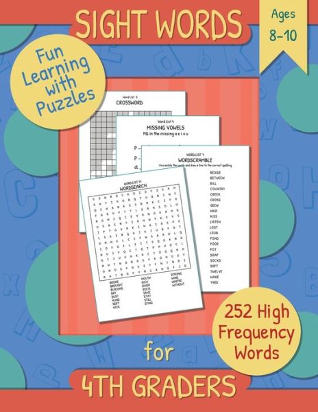 Cover for Sidequest Station · Sight Words for 4th Graders: Fun and Easy Way to Learn High Frequency Words using Puzzles. (Paperback Book) (2021)