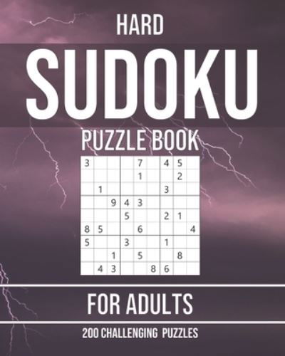 Puzzle Wave Publishing · Hard Sudoku Puzzle Book for Adults - 200 Challenging Puzzles (Paperback Bog) (2020)