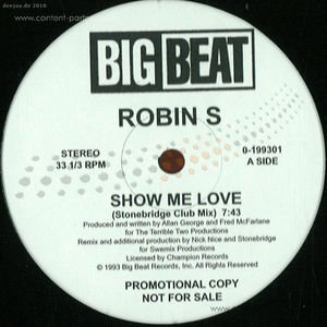 Cover for Robin S · Show Me Love / Love for Love (12&quot;) (2011)