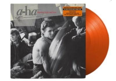 Cover for A-ha · Hunting High &amp; Low (Indie Exclusive Orange Vinyl) (LP) [Limited edition] (2023)