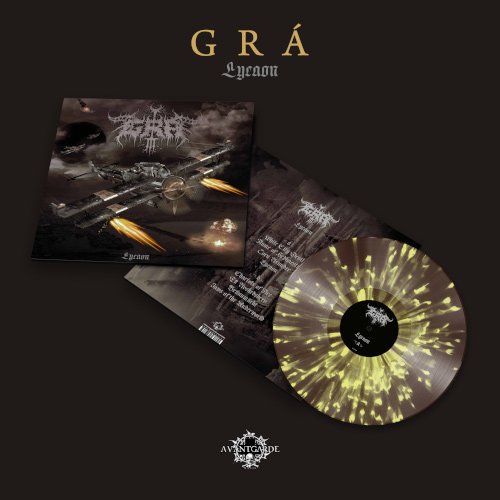 Cover for Grá · Lycaon (Yellow / Brown Splatter Vinyl LP) (LP) (2023)