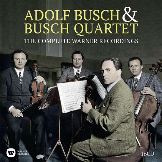 Cover for Adolf Busch · Adolf Busch &amp; The Busch Quarte (CD) [Box set] (2015)