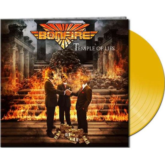 Temple of Lies (Yellow Vinyl) - Bonfire - Musiikki - ABP8 (IMPORT) - 0884860209311 - perjantai 13. huhtikuuta 2018