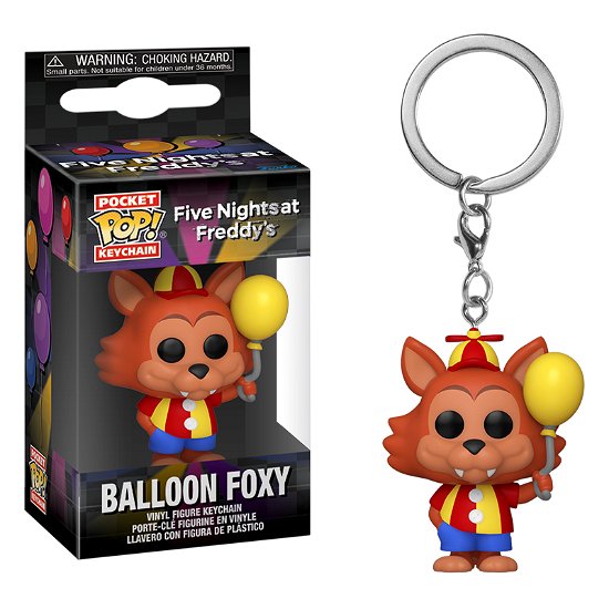 Balloon Foxy - Five Nights At Freddy's: Funko Pop! Pocket Keychain - Merchandise - Funko - 0889698676311 - 6. februar 2023