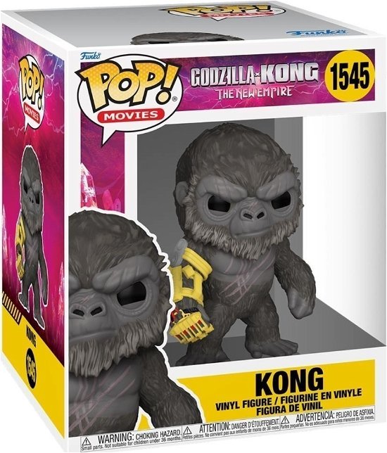 Vinyl Super 6 Inch Super Godzilla vs Kong Kong - Pop! Vinyl Super 6 - Koopwaar - Funko - 0889698759311 - 28 maart 2024