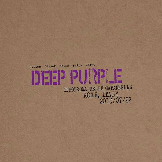 Cover for Deep Purple · Live in Rome 2013 (Ltd Ed Numbered Cd) (CD) [Limited edition] (2019)