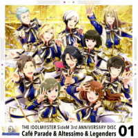 Cover for Cafe Parade. · The Idolm@ster Sidem 3rd Annivers 01 Disc 01 (CD) [Japan Import edition] (2018)