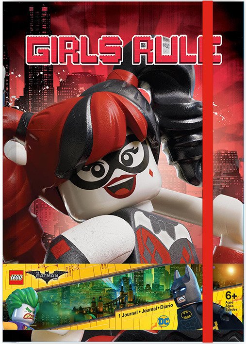 Lego Batman Movie Harley Quinn Batgirl Journal - Lego Batman - Merchandise -  - 4895028517311 - July 1, 2018