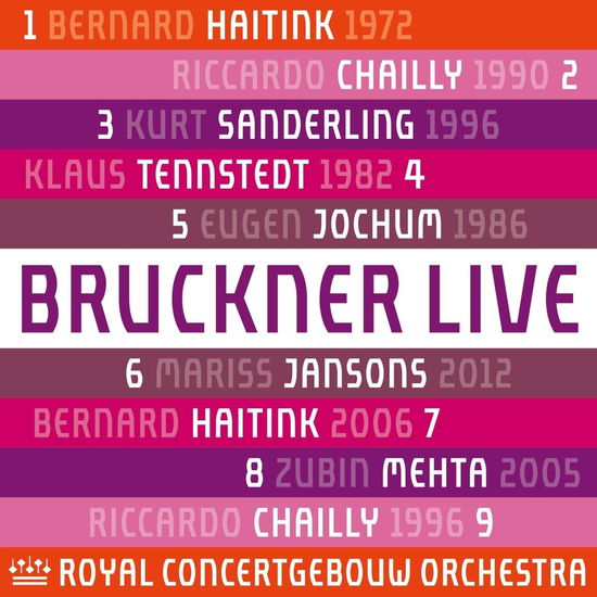 Bruckner: Symphonies Nos. 1-9 - Royal Concertgebouw Orchestra - Musik - Royal Concertgebouw Orchestra - 5054197619311 - 8 september 2023